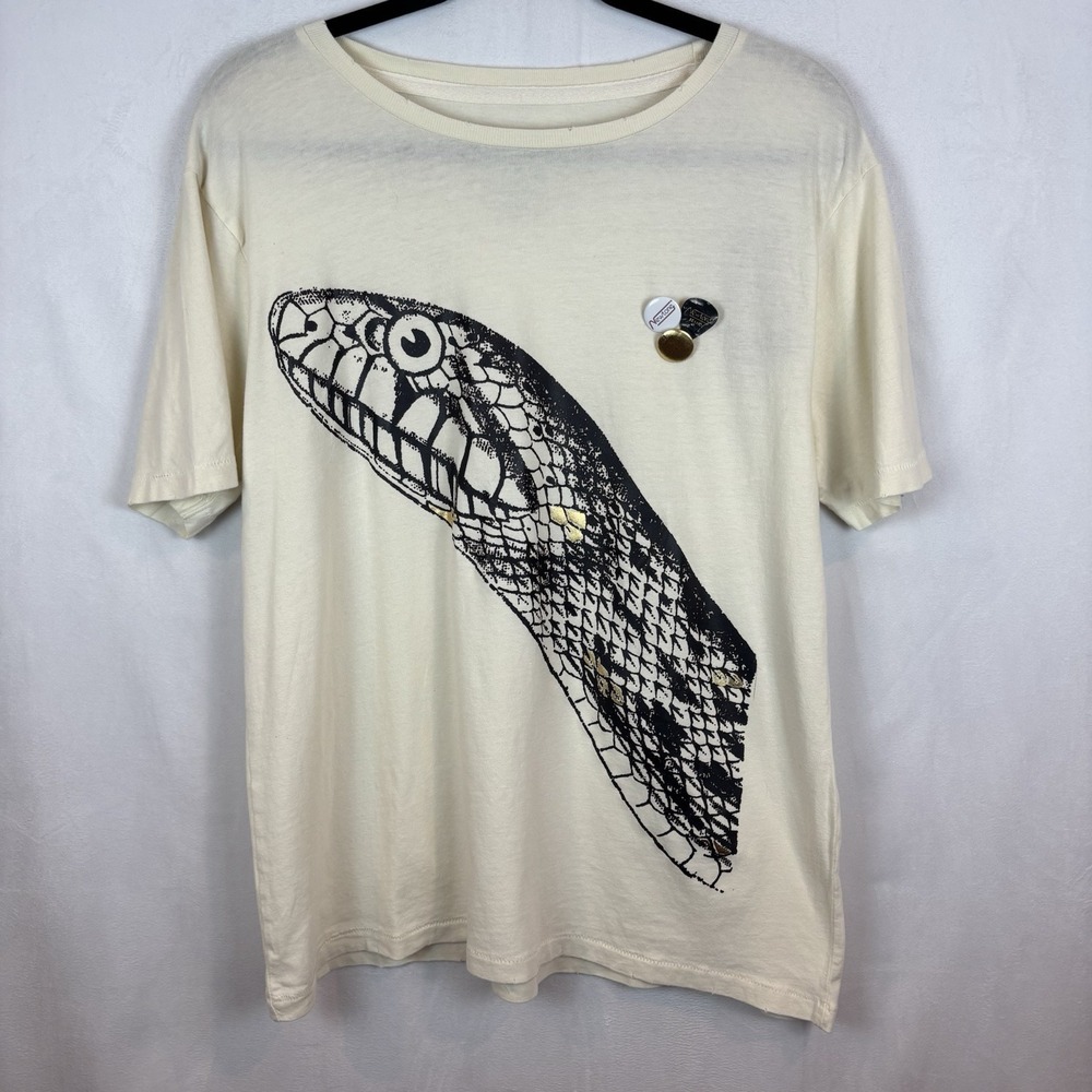Newtone Brand Tee Starlight Viper Natural Women's Graphic Tee Size‎ 2 (L/XL) NWT